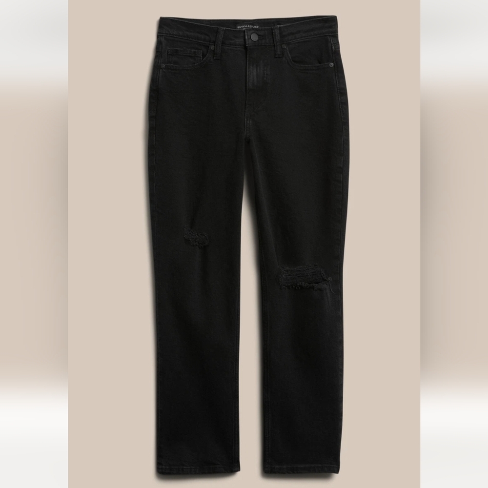 Banana Republic Women's Black High Rise Jeans